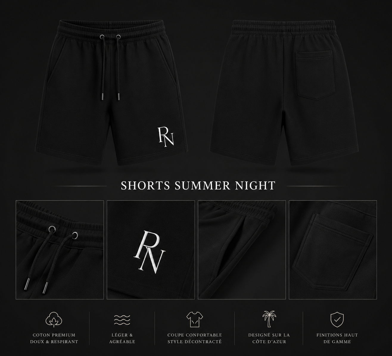 Short Premium RN – Riviera Noir